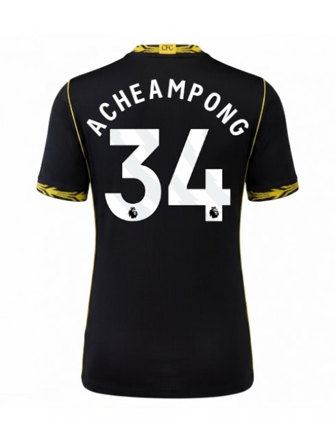 Chelsea Josh Acheampong #34 Replika Borta Kläder Dam 2026-27 Kortärmad Chelsea Josh Acheampong #34 Replika Borta Kläder Dam 2026-27 Kortärmad
